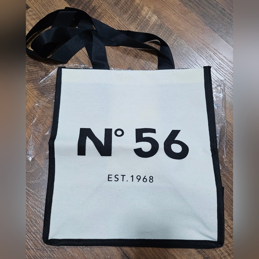 Black and White Canvas Tote Bag